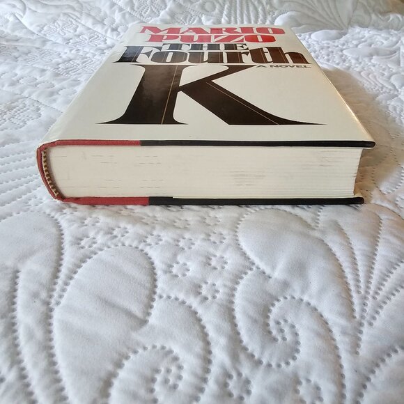 The Fourth K By Mario Puzo First Edition Hardcover Novel 1990 Political Thriller - Picture 8 of 10